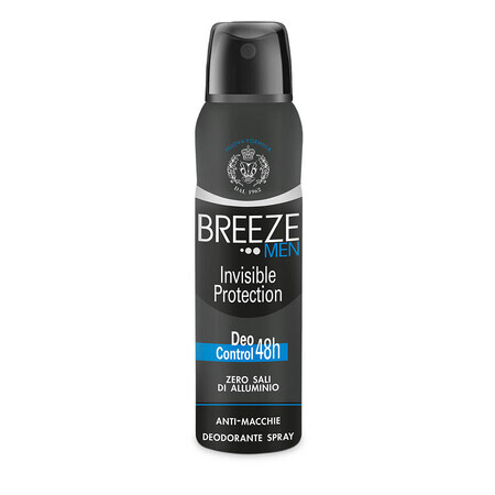 Invisible Protection Aluminiumfreies Deodorant-Spray für Männer, 150 ml, Breeze