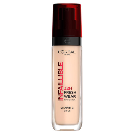 Fond de ten rezistent la transfer Infaillible 32H Fresh Wear 20 Fair-Light, 30 ml, L'Oreal