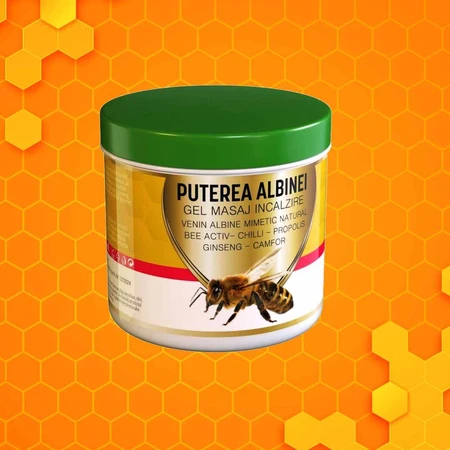 Wärmendes Massagegel mit Bienengift Bee Power, 275 ml, Praemium