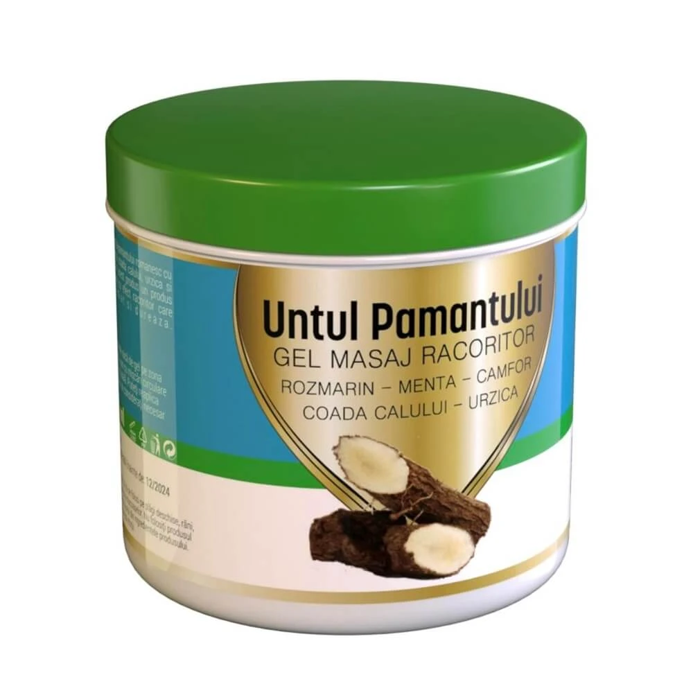 Kühlendes Massagegel Untul Pamantului, 275 ml, Praemium