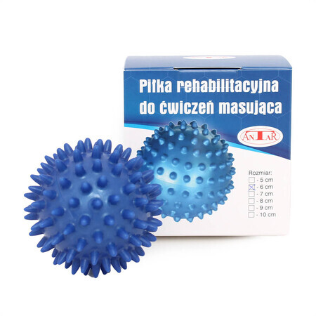 Antar blauer Erholungsmassageball, 6 cm, 1 Stück, Biogenetix