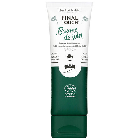 Final Touch, Balsam 2 in 1 pentru barba si par, Monsieur Barbier, 75 ml, Biocart