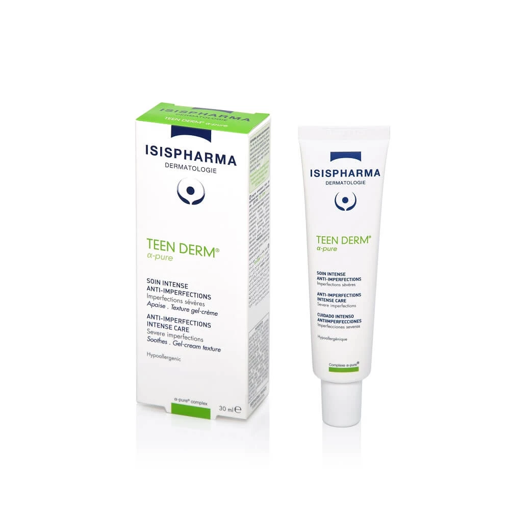 IsisPharma Teen Derm Gel Creme für schwere Akne Alpha Pure, 30 ml