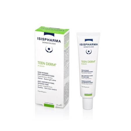 IsisPharma Teen Derm Gel crema pentru acnee severa Alpha Pure, 30 ml