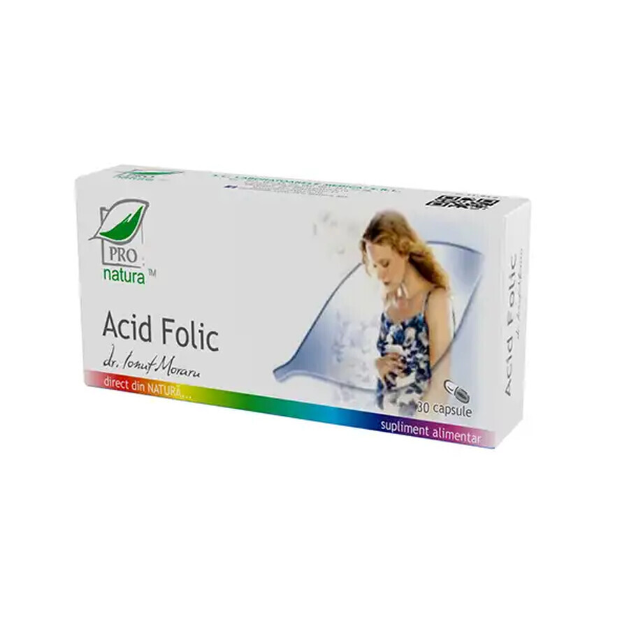 Acid Folic X 30 Cps Blister, Pro Natura