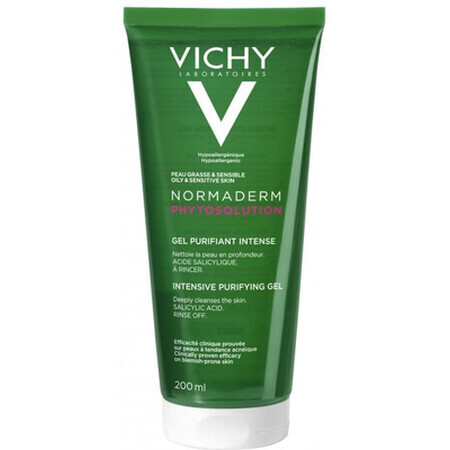 Gel de curățare a tenului în profunzime Normaderm, 200 ml, Vichy