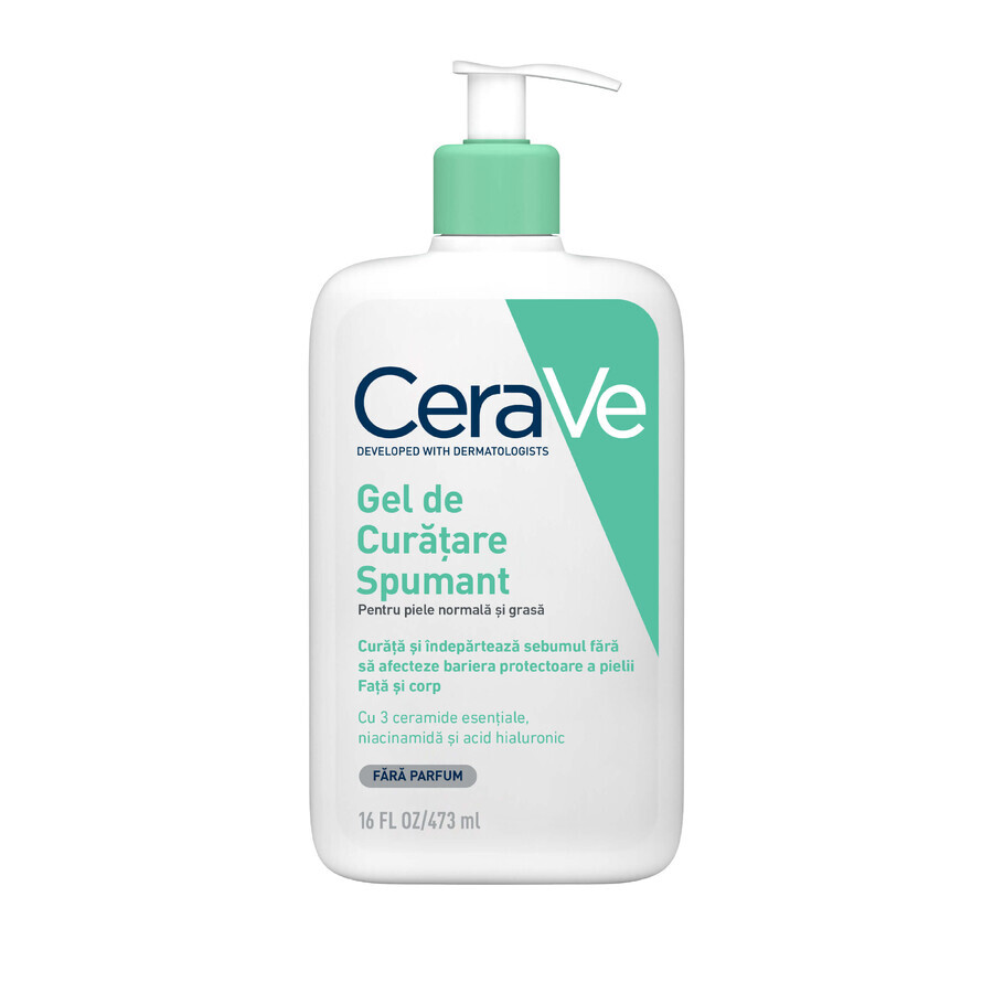 Schäumendes Reinigungsgel für normal-ölige Haut, 473 ml, CeraVe Bewertungen