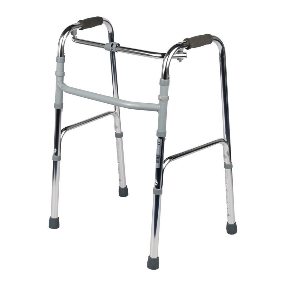 Folding walking frame, height adjustable and stepper function PR-440, 1 piece, Biogenetix