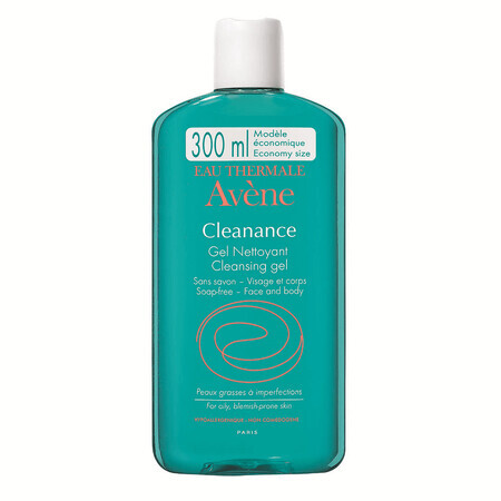 Gel de curatare pentru ten gras cu tendinta acneica Cleanance, 300 ml, Avene