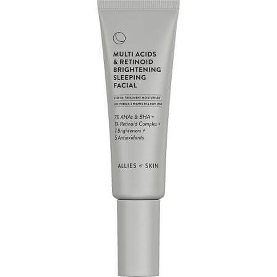 Multi Acids & Retinoid Brightening Facial Scrub, 50 ml, Allies Of Skin