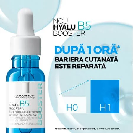 La Roche-Posay Hyalu B5 Booster Ser concentrat antirid cu efect imediat ca de lifting , 15 ml