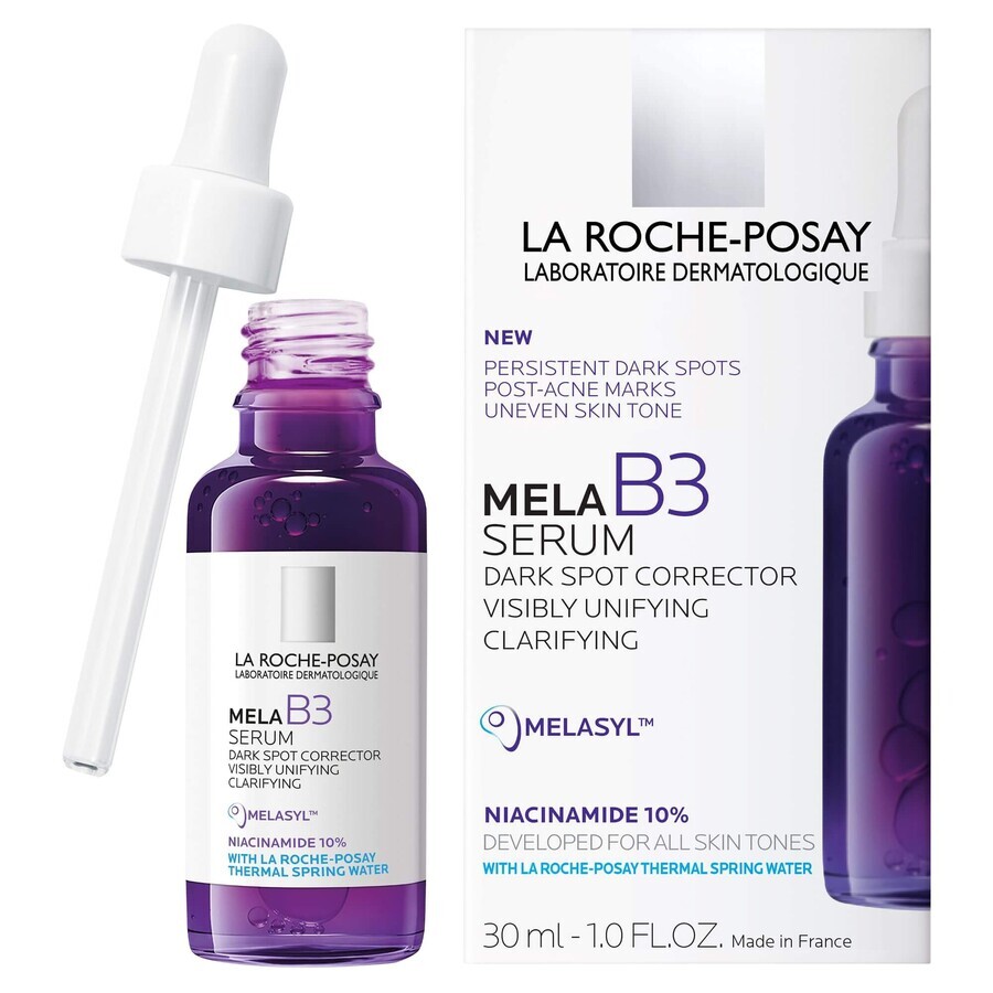 Ser concentrat intensiv pentru corectare pete pigmentare Mela B3, 30 ml, La Roche-Posay