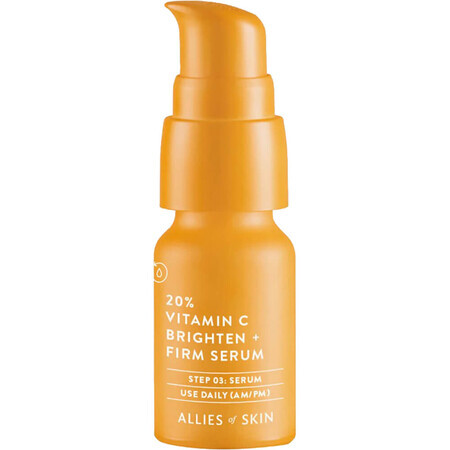 Ser pentru fata cu Vitamin C 20% Brighten and Firm, 8 ml, Allies Of Skin