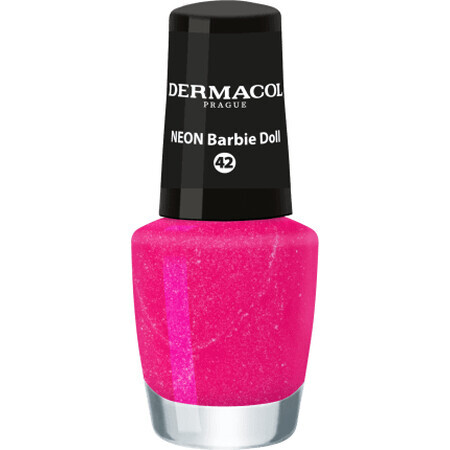 Dermacol Lac de unghii Neon 42 Barbie Doll, 5 ml