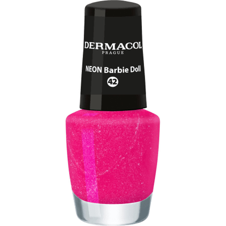 Dermacol Lac de unghii Neon 42 Barbie Doll, 5 ml