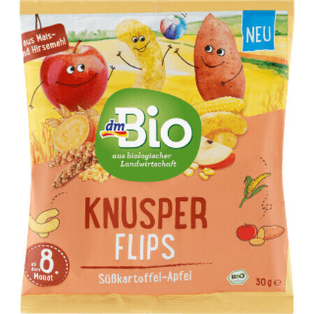 DmBio Karotten-Apfel-Puffs für Kinder ab 8 Jahren, 30 g