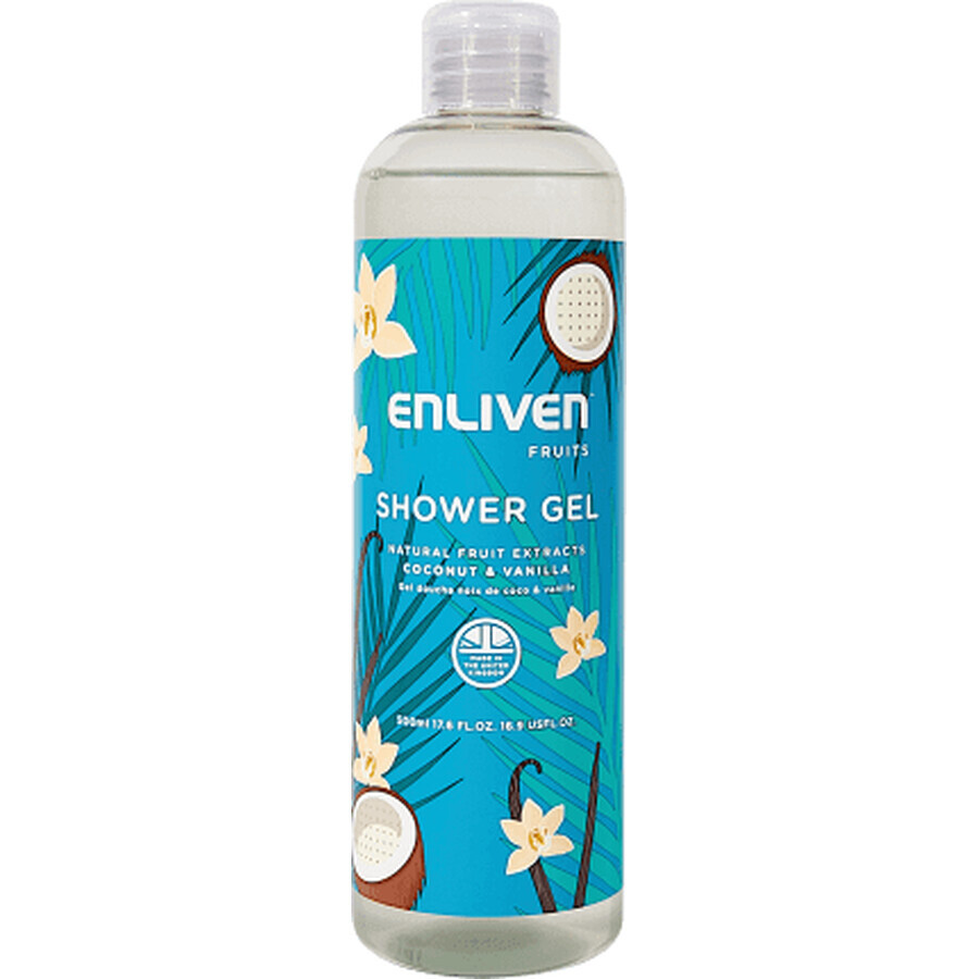 Enliven Kokosnuss & Vanille Duschgel, 500 ml