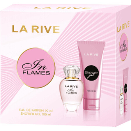 La Rive Set cadou In FLAMES apă de parfum + gel de duș, 1 buc