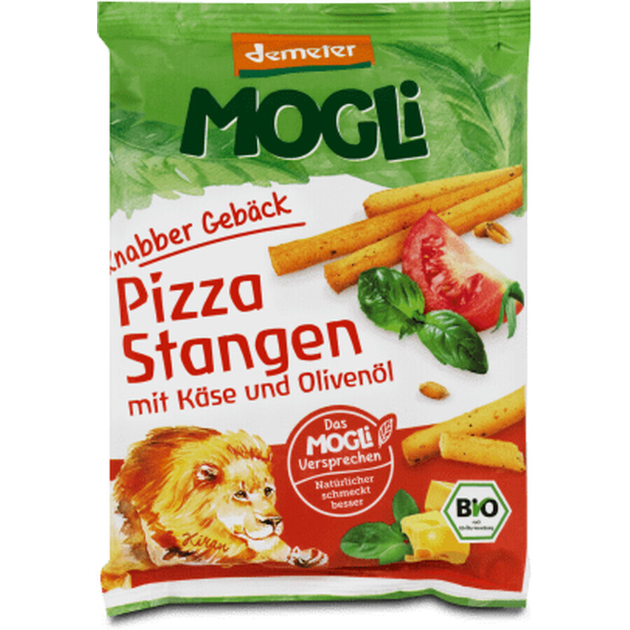 Mogli Pizza, Käse und Olivenöl Riegel für Kinder, 75 g