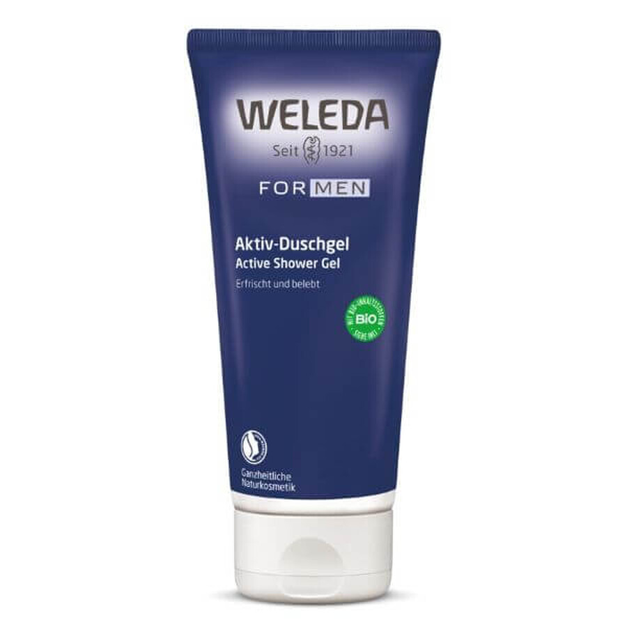 Invigorating shower gel, 200 ml, Weleda