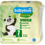 Babylove nature Scutece nature numărul 7, 24 buc