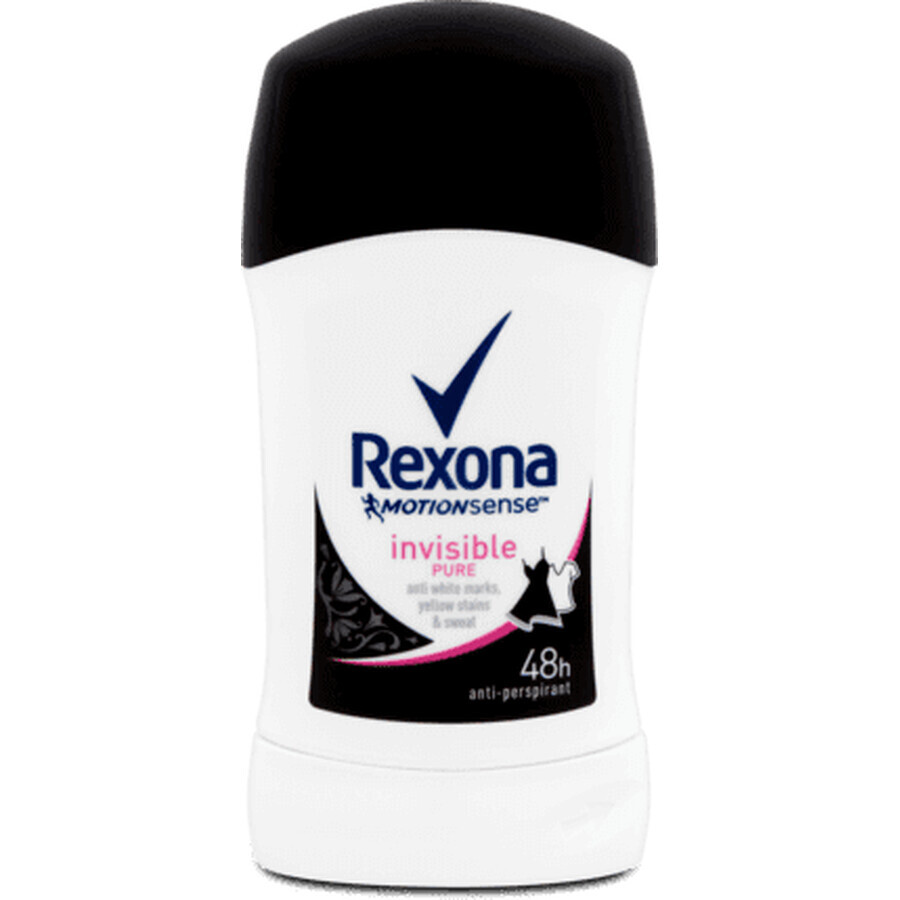 Rexona Deodorant stick Invisible Pure, 40 ml