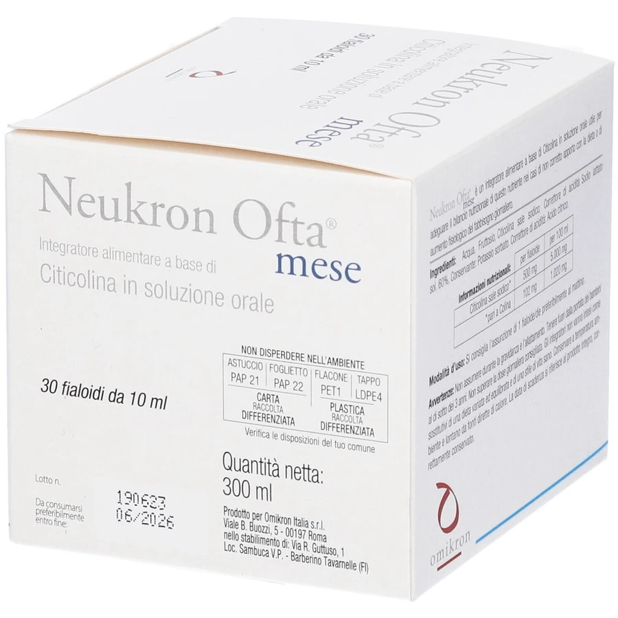 Neukron Ofta mese, 2x30 viales x 10 ml, Omikron