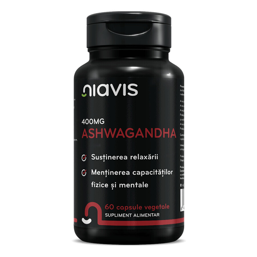 Ashwagandha, 60 Kapseln, Niavis