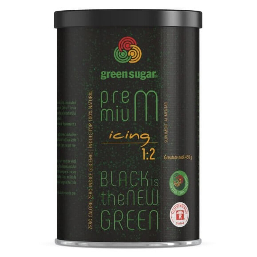 Grüner Premium Puderzucker Süßstoff, 450 g, Remedia
