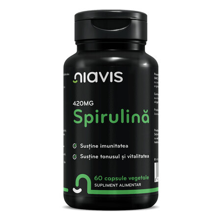 Spirulina, 60 capsules, Niavis