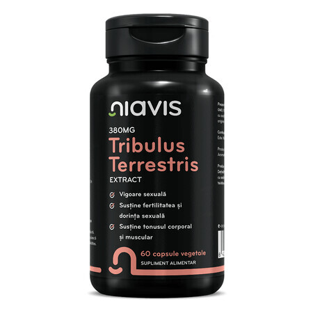 Tribulus Terrestris Extract, 60 capsules, Niavis