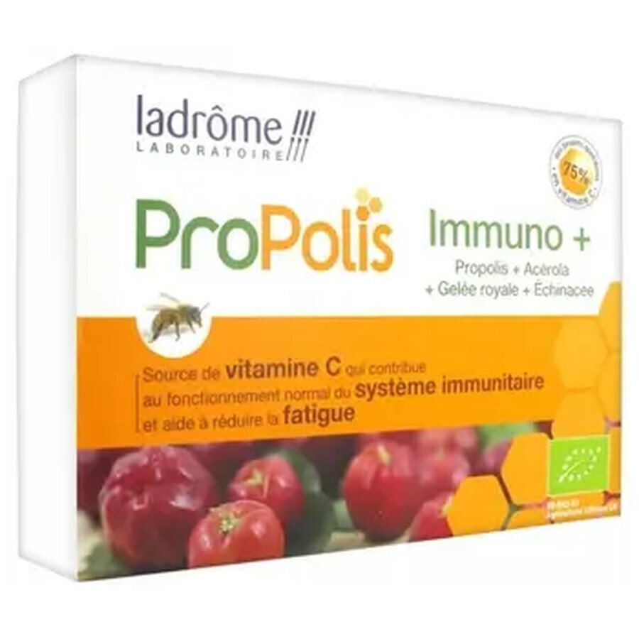 Propolis Eco Immuno+ Trinkfläschchen, 10ml x 20 Fläschchen, Ladrome