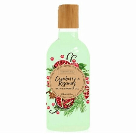 Gel de dus Cranberry & Rosemary, 250 ml, Stara Mydlarnia