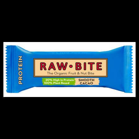 Bio-Protein-Riegel Smooth Cocoa, 45 g, Rawbite