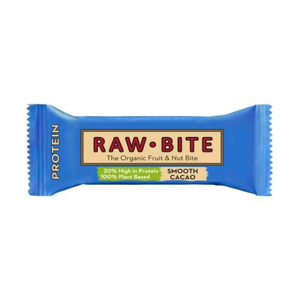 Bio-Protein-Riegel Smooth Cocoa, 45 g, Rawbite