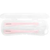Siliconen lepels, 4 maanden+, Roze, Kikka Boo
