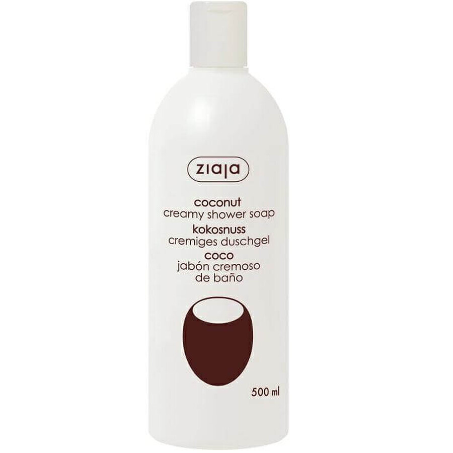 Gel de dus crema cu nuca de cocos, 500 ml, Ziaja