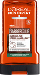 Loreal Paris Men Expert Gel de dus BARBER CLUB, 250 ml