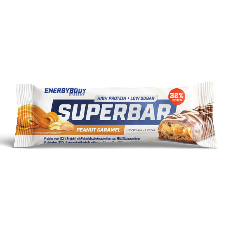 Superbar Erdnuss-Karamell-Eiweißriegel, 50 g, Energybody