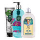 Blaues After Shave Paket f&#252;r M&#228;nner, 250 ml + Fl&#252;ssigseife, 500 ml + Zahnpasta 90 ml, Eyup Sabri Tuncer