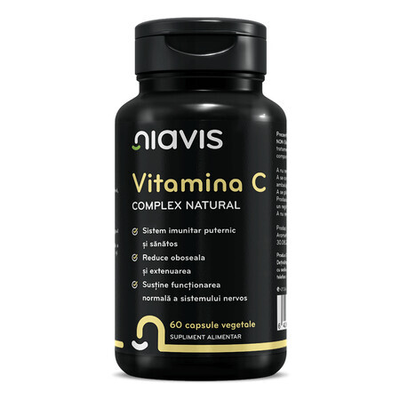 Vitamina C Extract Natural, 60 capsule, Niavis