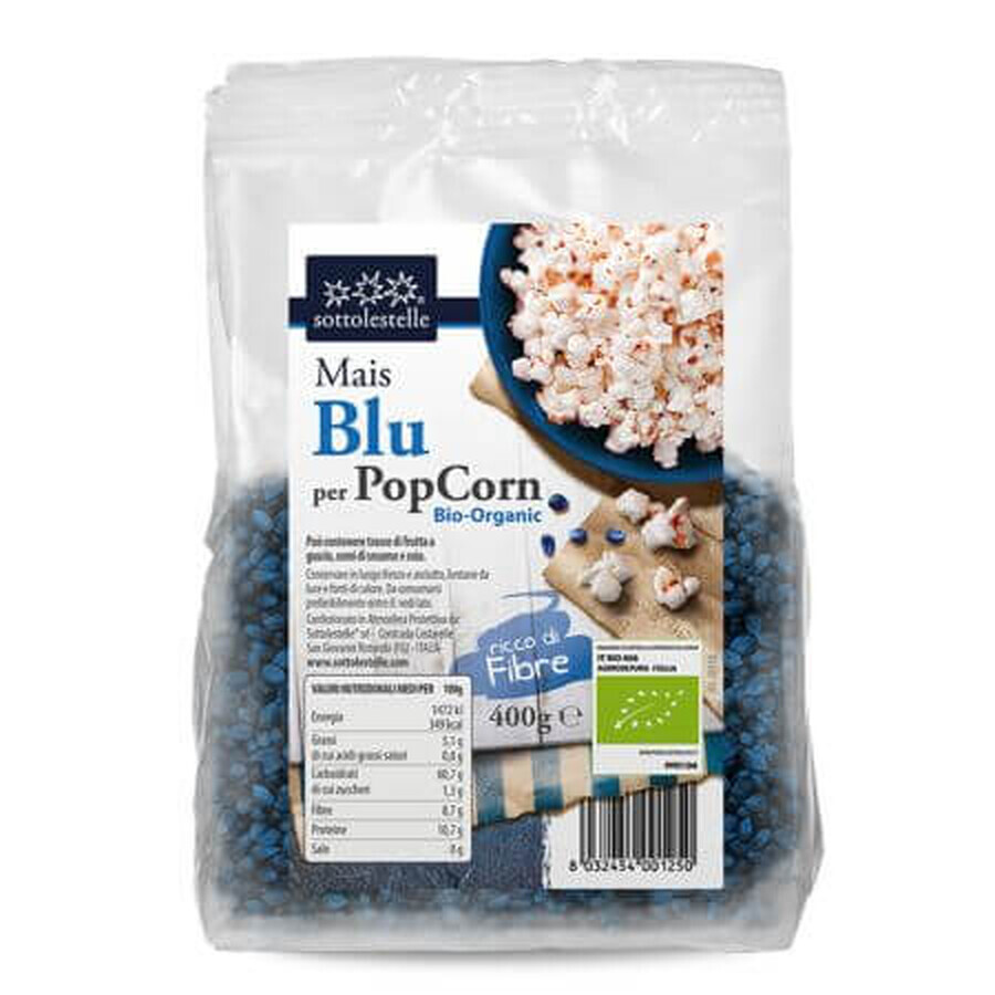 Blauer Mais für Popcorn Bio, 400 g, Sottolestelle