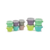 Set of 10 Snap&amp;Go containers, 6 x 59 ml + 4 x 118 ml, Melii