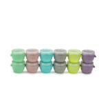 Set of 12 Snap&amp;Go containers, 59 ml, Melii