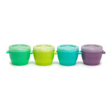 Set of 4 Snap&amp;Go containers, 118 ml, Melii