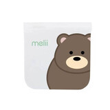 Set of 6 reusable sandwich bags, Animal, Honey