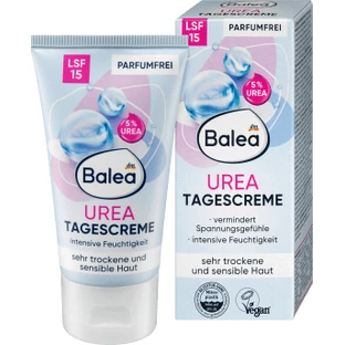Balea Cremă de față cu urea și SPF15, 50 ml