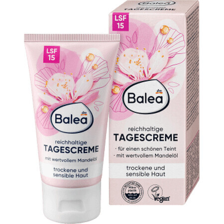 Balea Crema Nutritiva de Día con SPF15, 50 ml