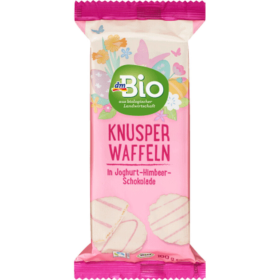 DmBio Ostern Himbeere und weiße Schokolade Neapolitaner, 100 g