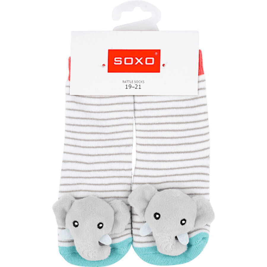 SOXO Kindersocken Elefantenmuster, 1 Stück